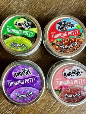 Crazy Aaron's Mini Thinking Putty Assortment - Multicolor
Set of 4 NWT Sealed